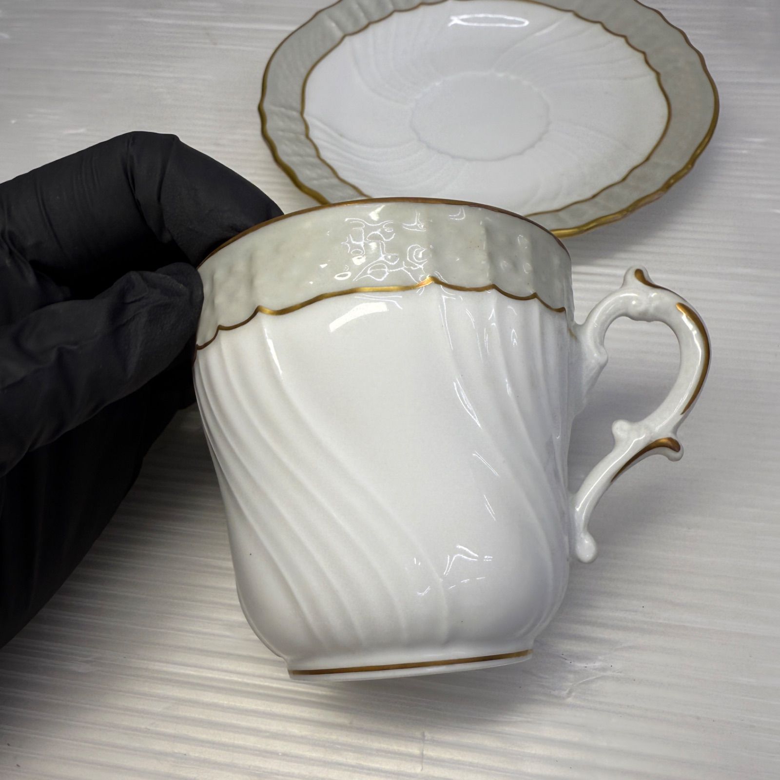 ☆リチャード ジノリ☆デミタスカップ カップ＆ソーサー Richard Ginori