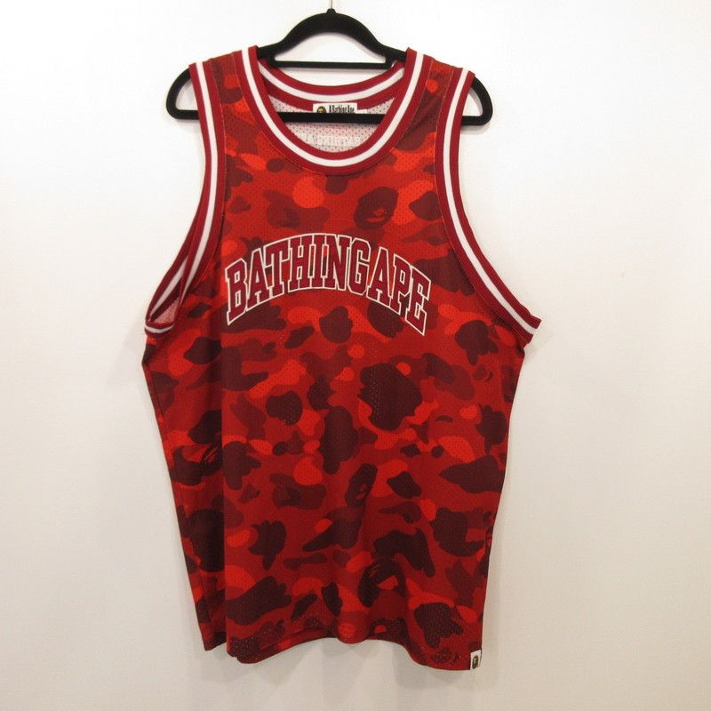 【希少】A・BATHING APE シャーク カモ柄 タンクトップ 希少】A・BATHING APE シャーク カモ柄 タンクトップ COLOR CAMO MESH