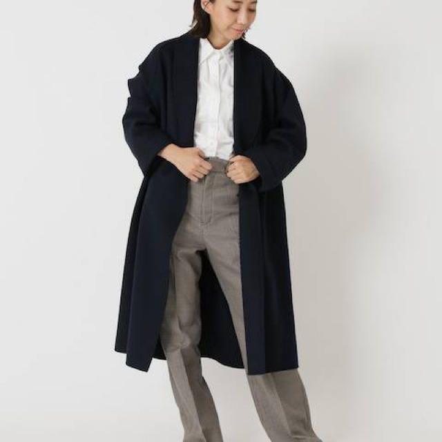 極美品★AVA ADORE★ショールカラーコート★ダブルフェイス★ウール100% 極美品 AVA ADORE ショールカラーコート ダブルフェイス ウール100