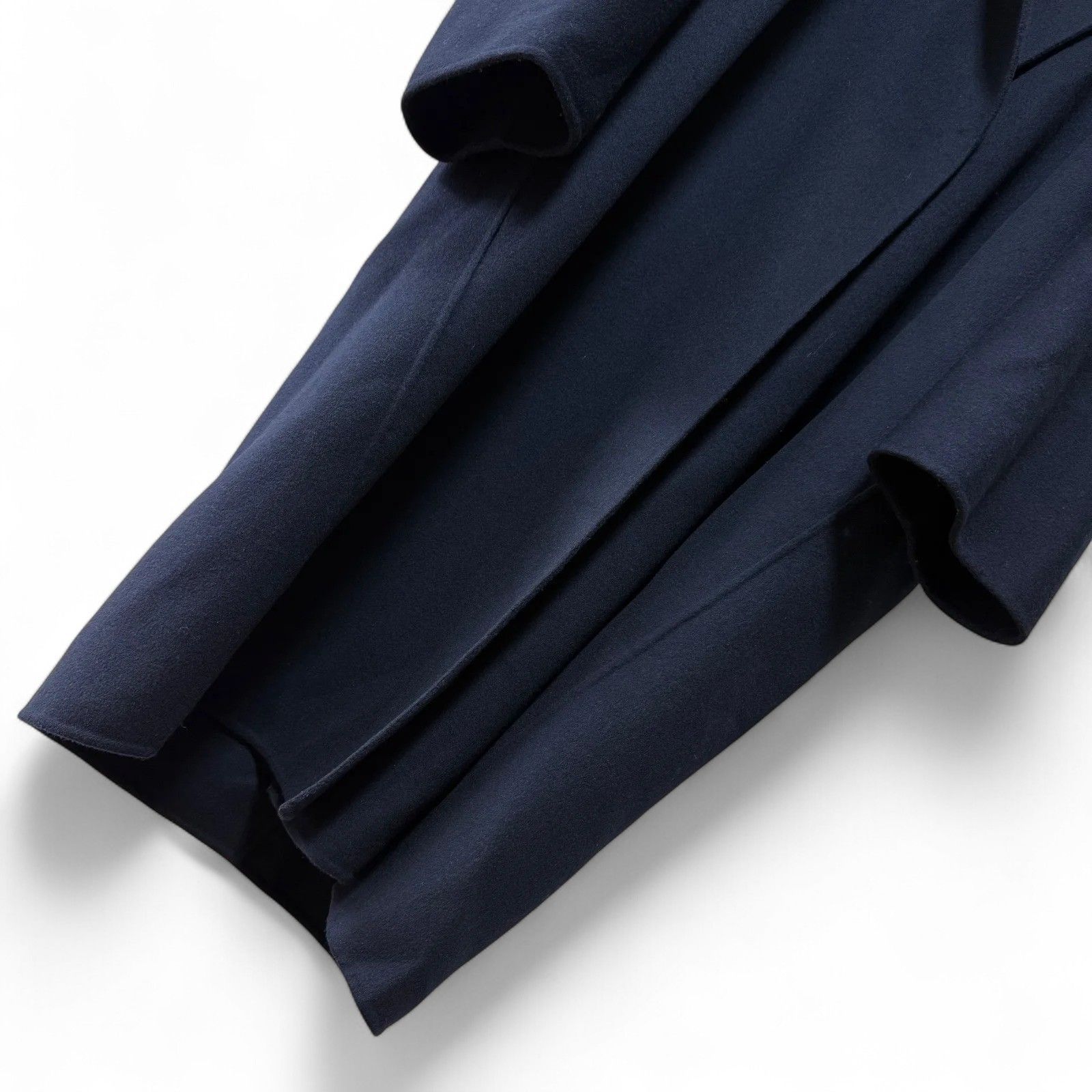 極美品 AVA ADORE ショールカラーコート ダブルフェイス ウール100