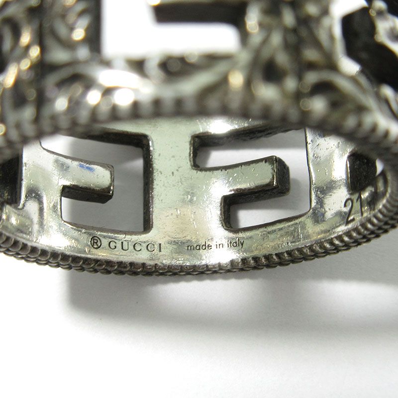 三重本店】 中古 GUCCI | グッチ 551918 スクエアG アラベスク ワイド