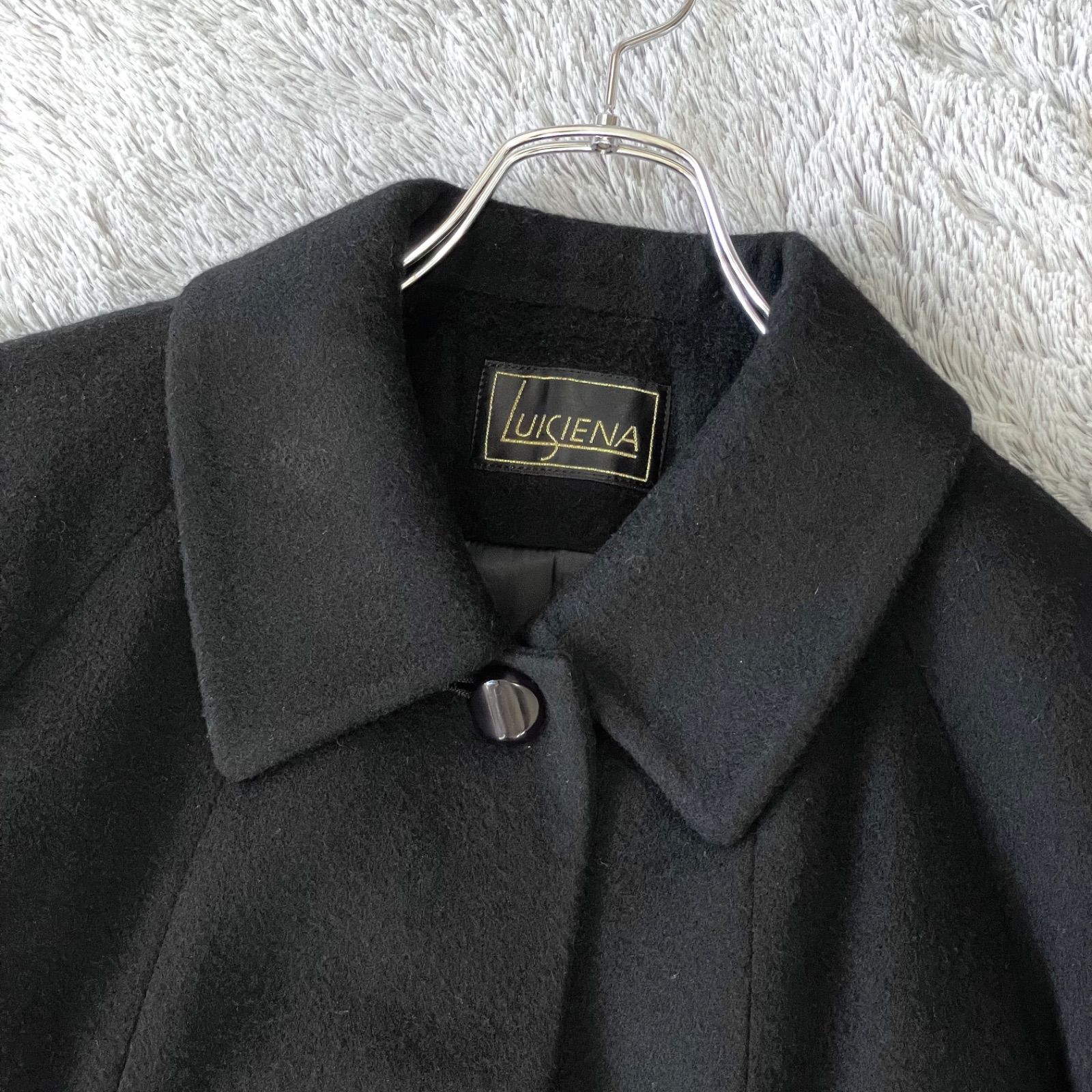 良品】極美品✨カシミヤ100% ステンカラーコート バルマカーンコート