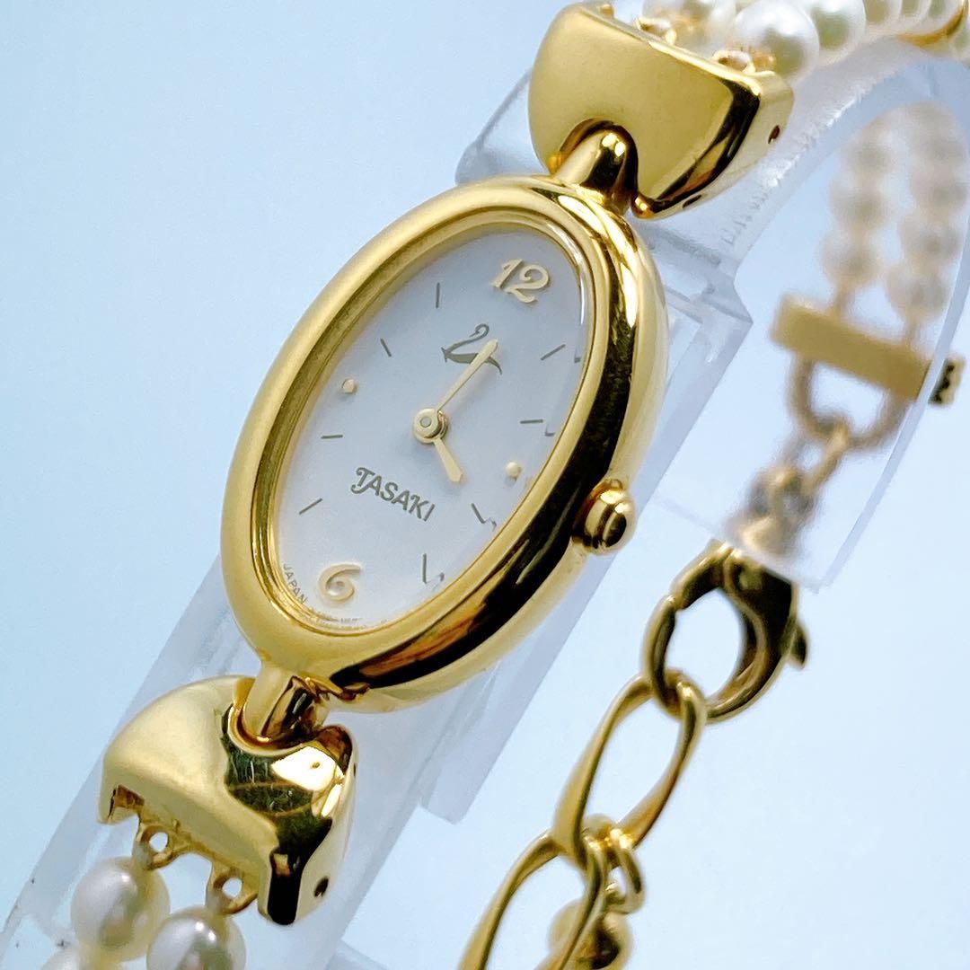 581 タサキ 2連 パールウォッチ Y150-5H10 腕時計 美品 - メルカリ