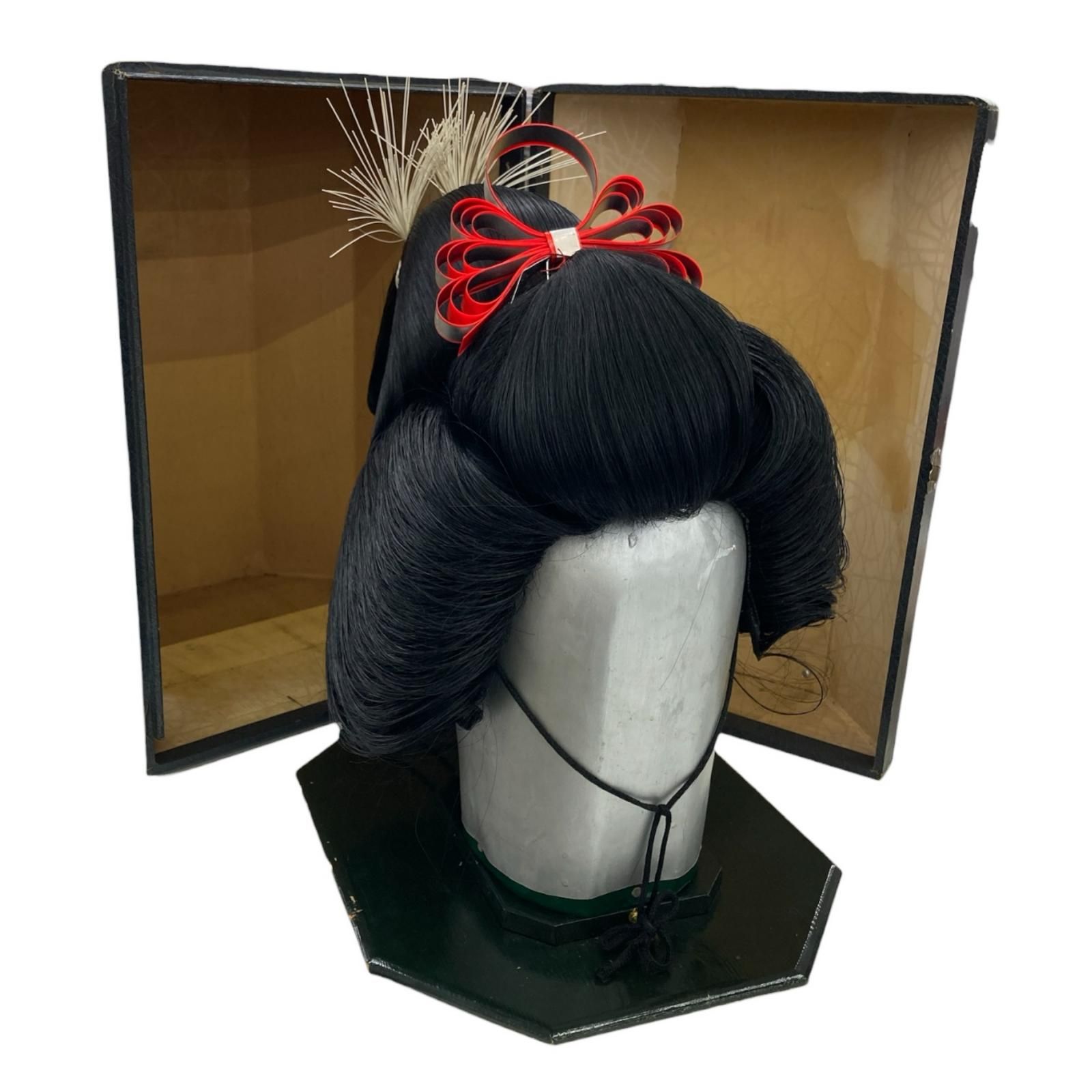 186000 現状品 ウィッグ・エクステ 日本髪 かつら 女形 時代劇 大衆