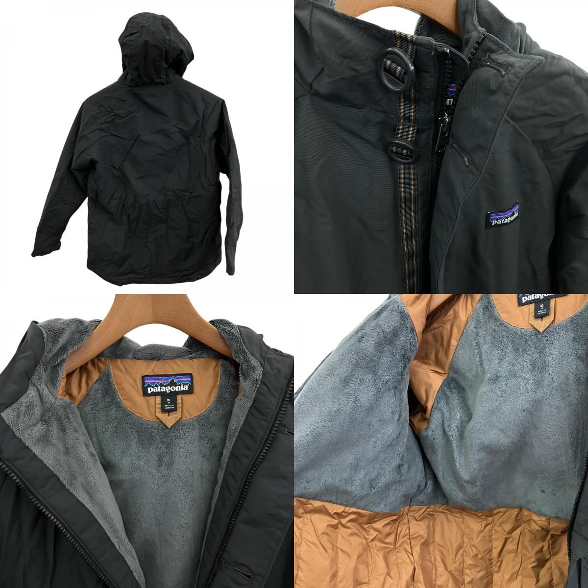 【patagonia】XS  インサレーテッドイスマスジャケット　ダークグレー patagonia】XS インサレーテッドイスマスジャケット ダークグレー