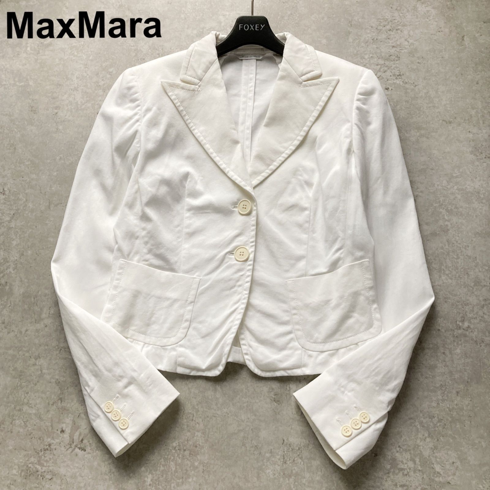 レディース 美品 Max Mara マックスマーラ 高級銀タグ シルバータグ 