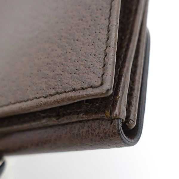 GUCCI / グッチ ◆レザー 二つ折り財布 ウッド製 クリップ デットストック 035 2184 1895  ブランド【財布/サイフ】【中古】 GUCCI / グッチ ◇レザー 二つ折り財布 ウッド製 クリップ デット