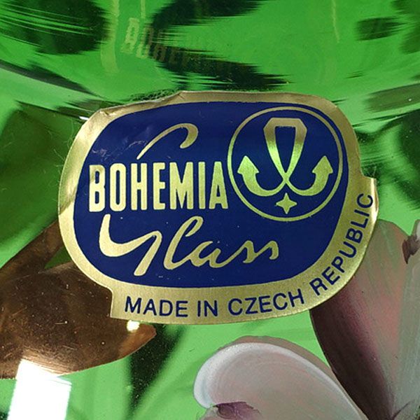 BOHEMIA ◇【花器】ボヘミア/カリグラス 手描フラワーベース