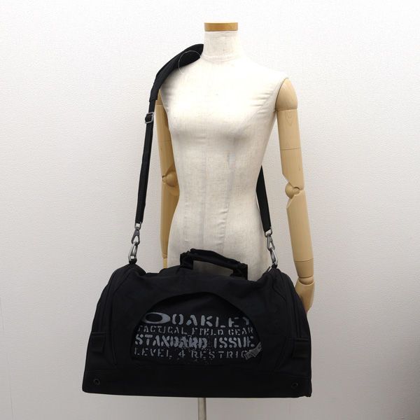 OAKLEY　オークリー　y2k ボストンバッグ　2way ロゴ　黒　メンズ OAKLEY オークリー y2k ボストンバッグ 2way ロゴ 黒 メンズ OAKLEY