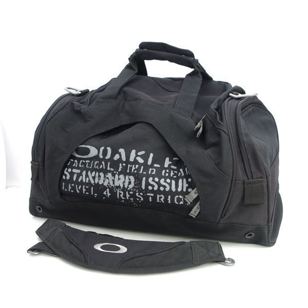 OAKLEY / オークリー ◇2WAYボストンバッグ/ロゴプリント/ブラック