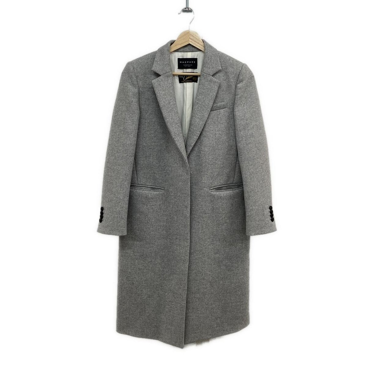 TOMORROWLAND MACPHEE グレー コート TOMORROWLAND(トゥモローランド) コート サイズ34 S レディース