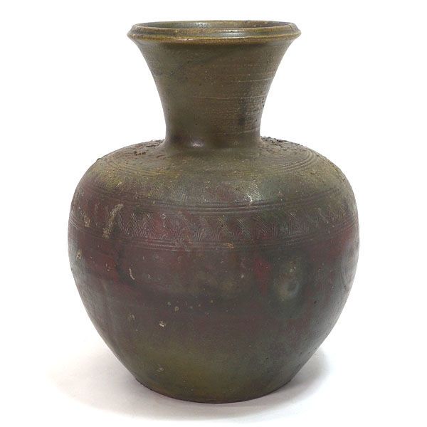 丹波焼　森本丹山 【花器】丹波焼/森本丹山 花瓶 花器 花瓶 丹波焼 ギフト【中古】 