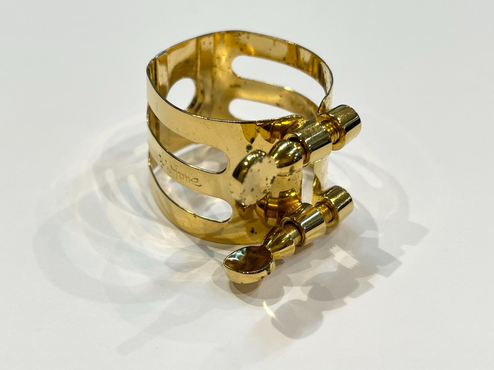 バリトンサックス ウッドストーン ラバー用リガチャー Wood Stone