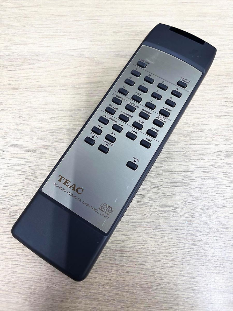 TEAC ティアック オーディオ リモコン RC-820 - メルカリ