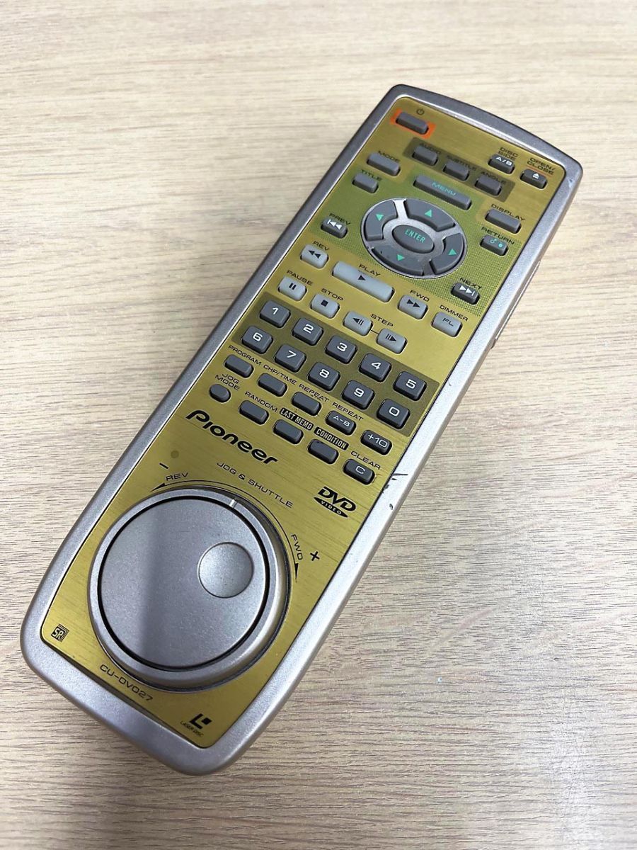 Pioneer パイオニア LDプレーヤー リモコン CU-DV027 - メルカリ