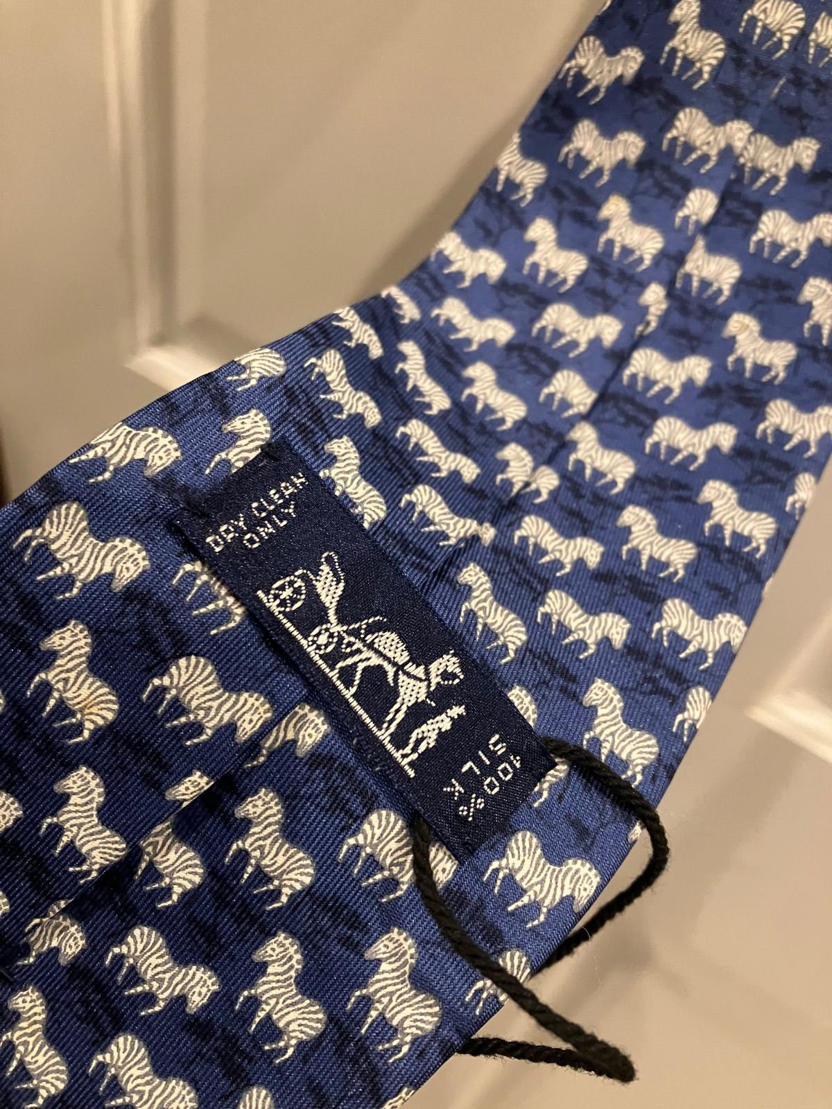 HERMES ネクタイ シマウマ シルク フランス製 - メルカリ