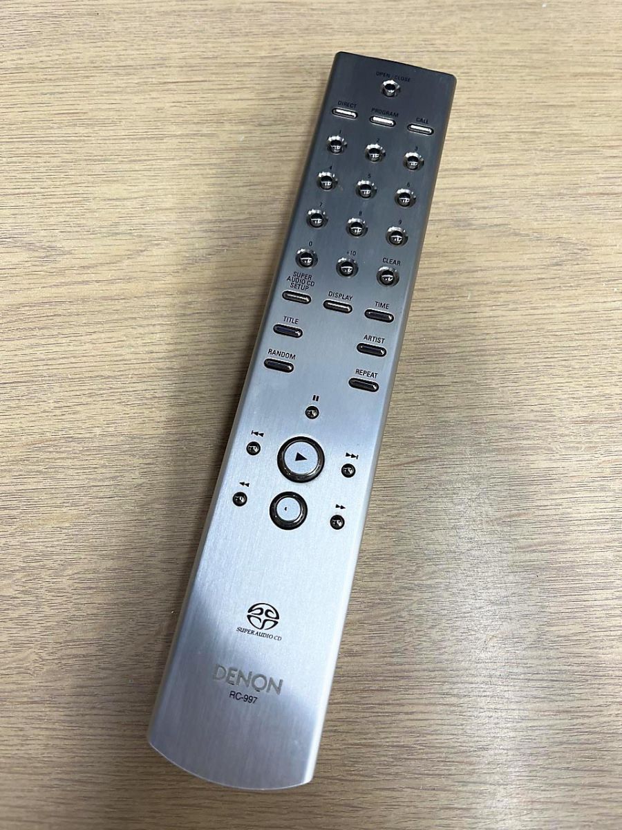 DENON デノン SA/CDプレーヤー用 リモコン RC-997 ※スレ汚れあり