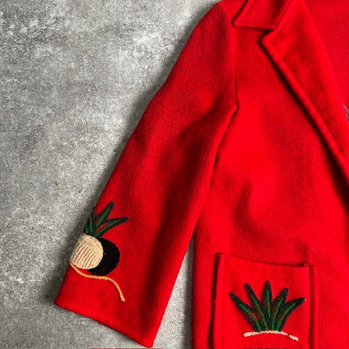 50's 60's La Muchacha ウール メキシカンジャケット サボテン 植物