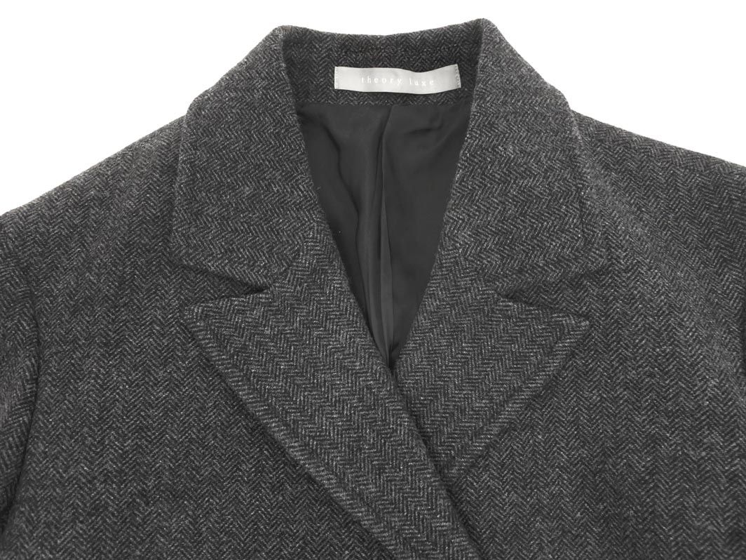 theory luxe セオリーリュクス ウール混 ダブル ジャケット size38