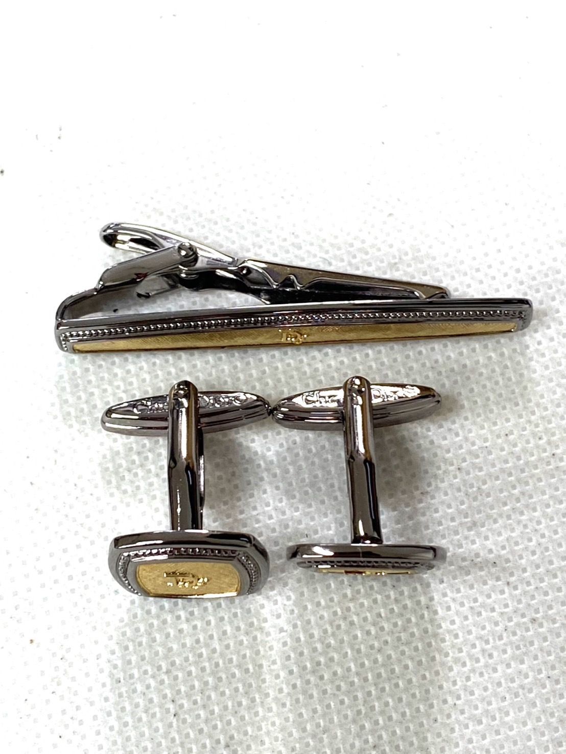 極美品 クリスチャンディオール Christian Dior カフス タイピン