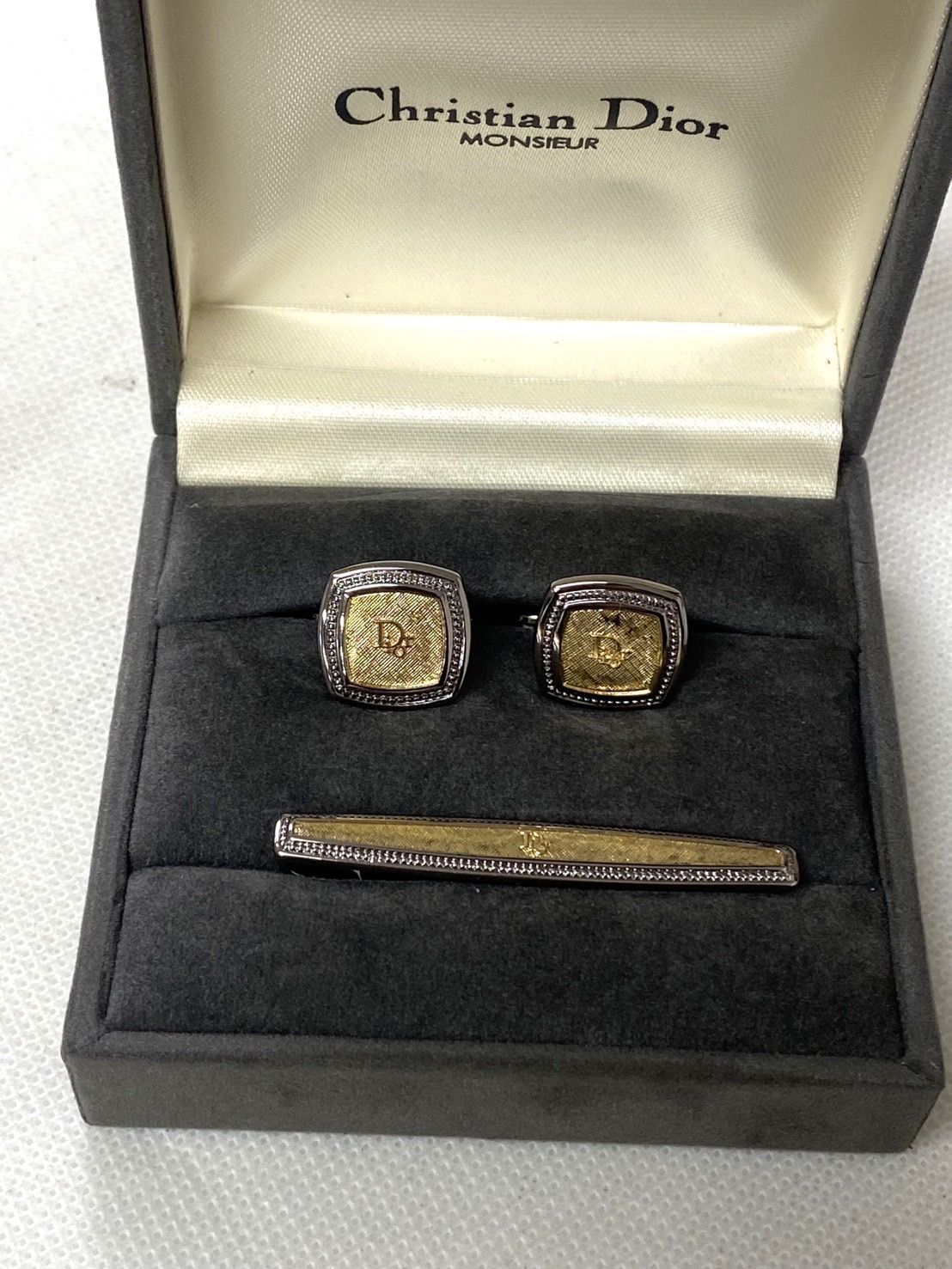 極美品 クリスチャンディオール Christian Dior カフス タイピン