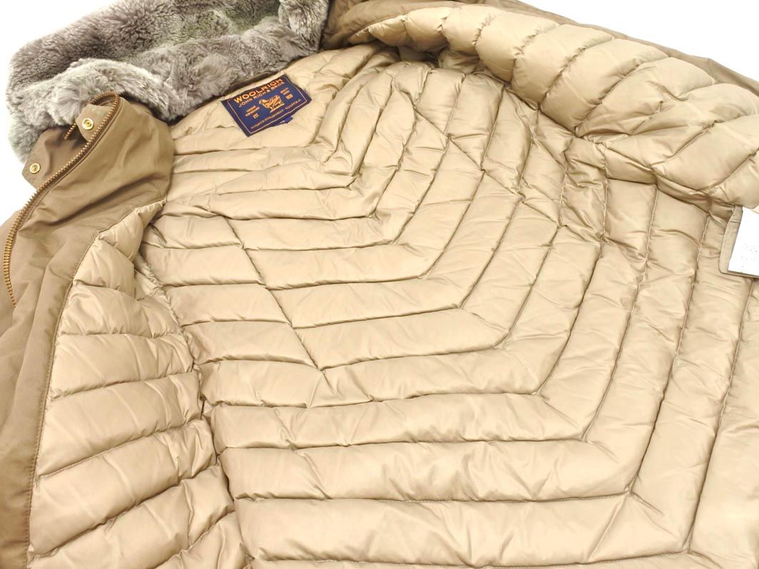 WOOLRICH ウールリッチ フード ラビットファー ダウン コート sizeXS