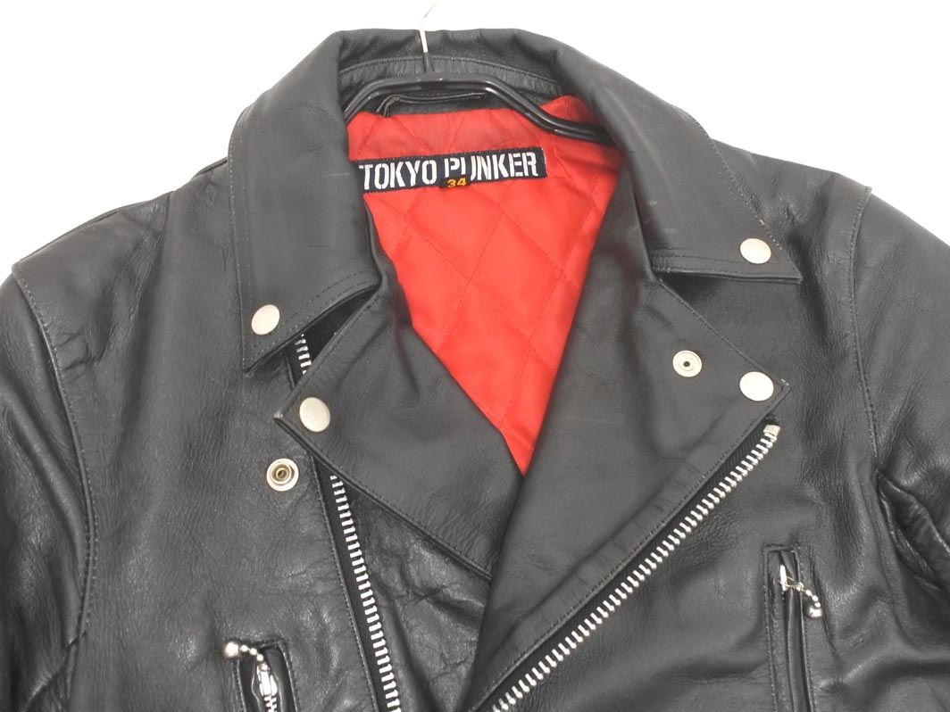 TOKYO PUNKER ダブルライダースジャケット 38 TOKYO PUNKER ダブル