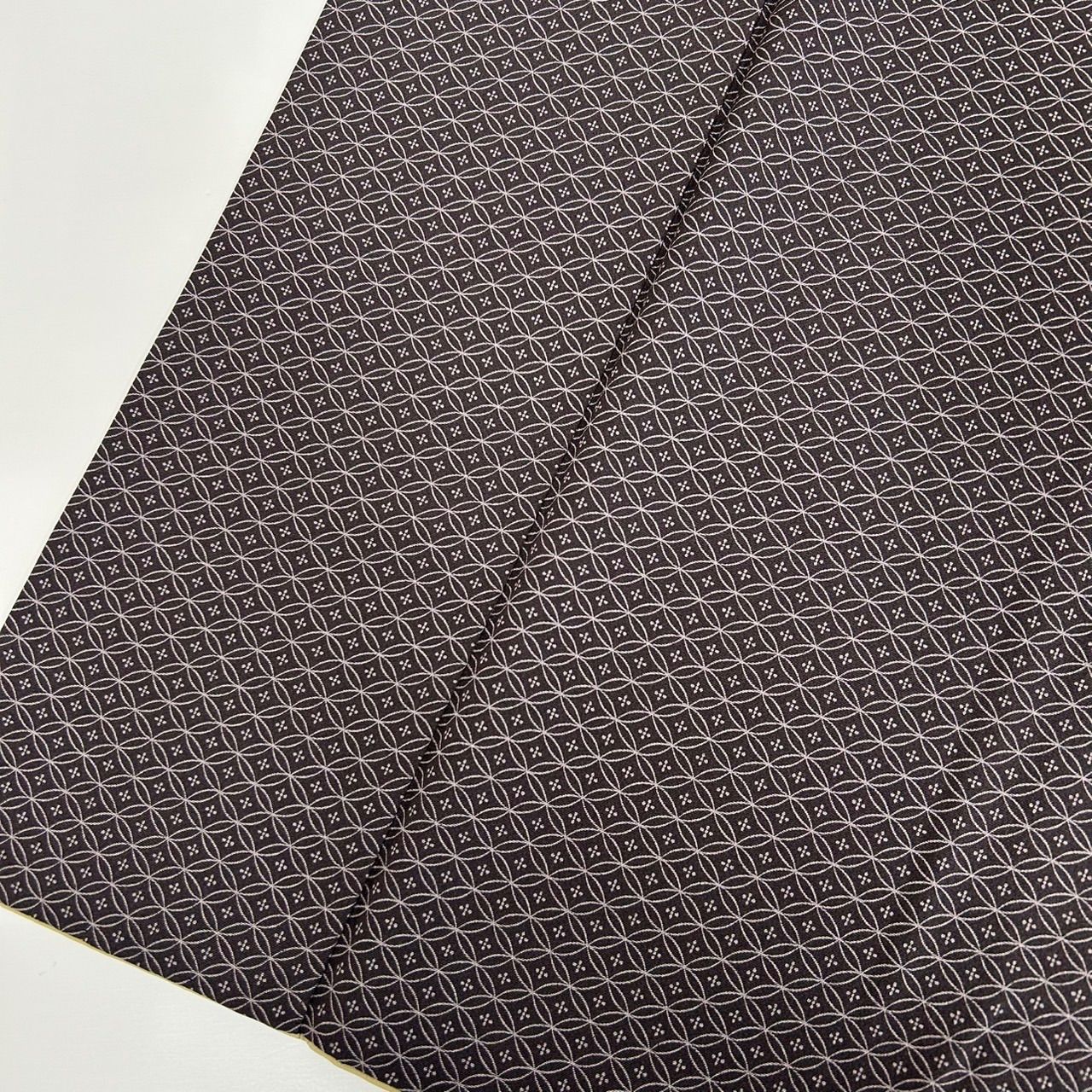 小紋 七宝繋ぎ 裄67 正絹 着物 MK-1416 - メルカリ