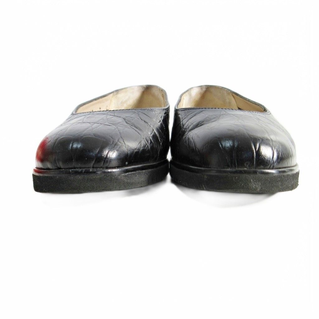 サルヴァトーレフェラガモ Salvatore Ferragamo クロコ型押し レザー