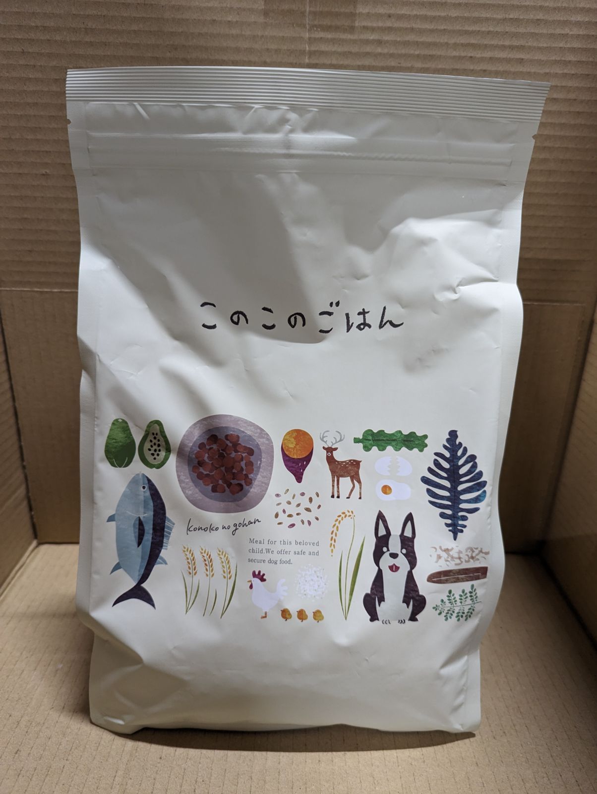 このこのごはん 5袋 コノコトトモニ このこのごはん1kg×5袋 小型犬用