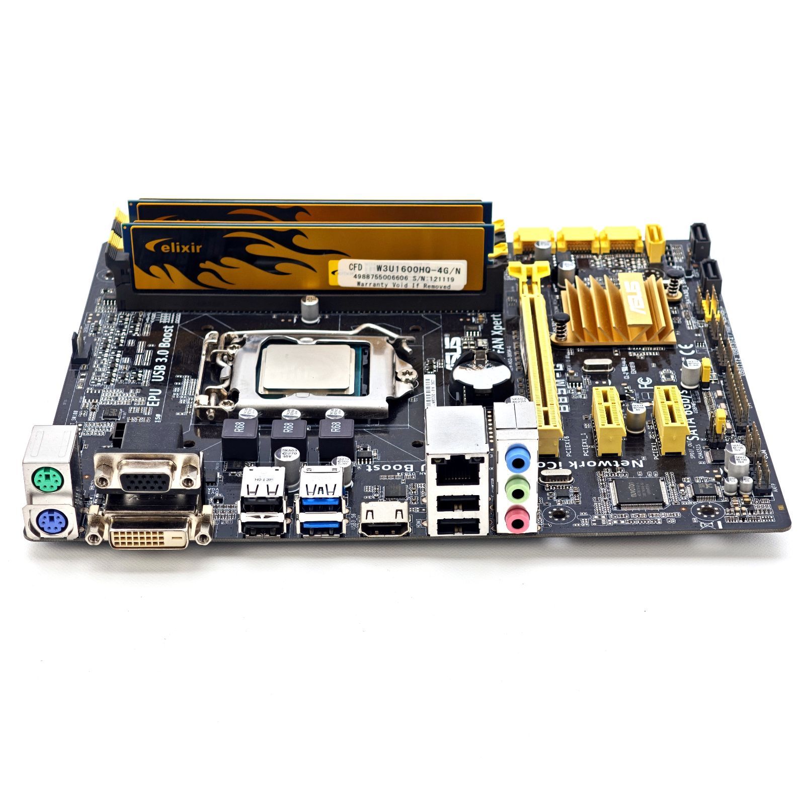 ASUS B85M-G/Core i7-4790/メモリ8GB PCパーツセット商品