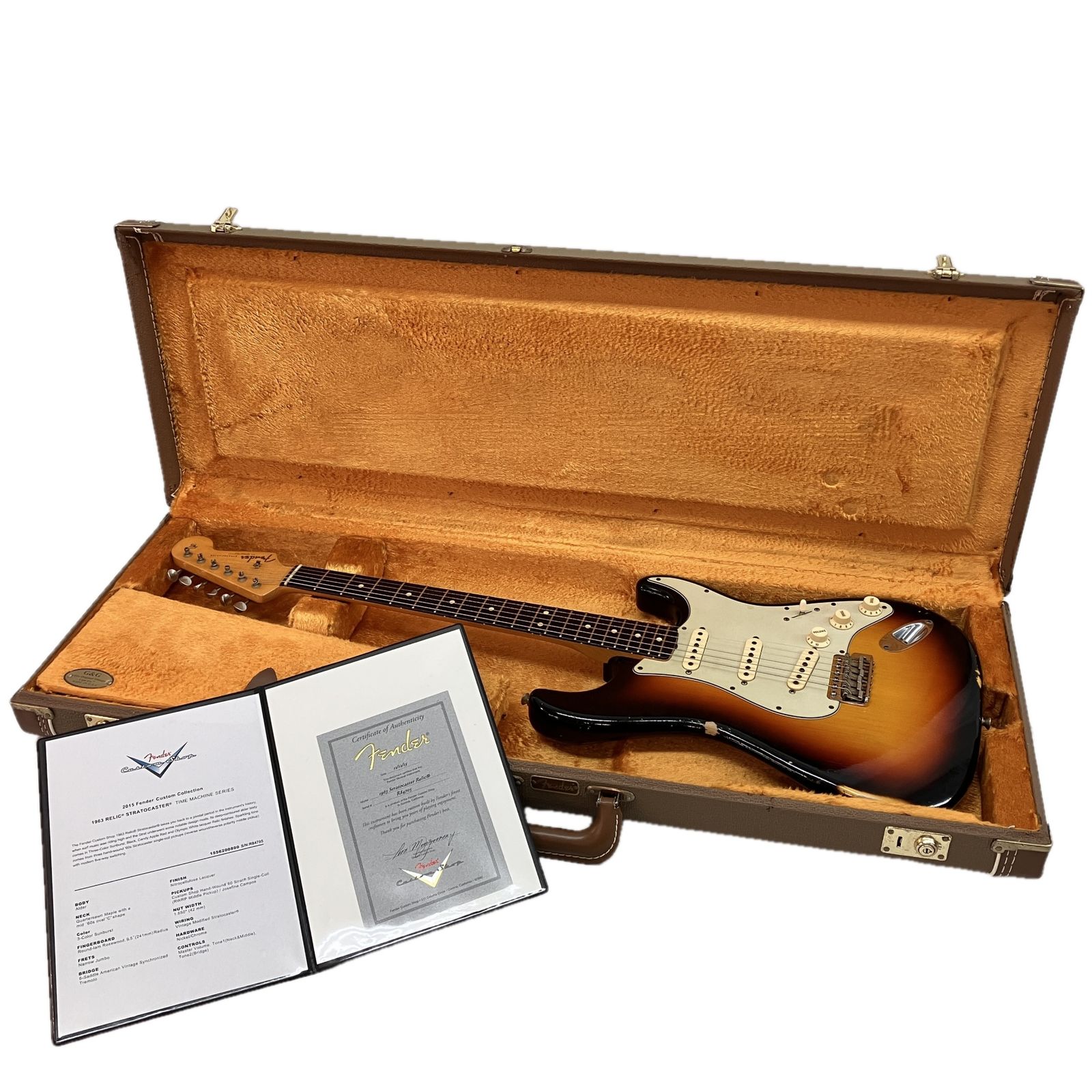 Fender Custom Shop Time Machine series 1963 ストラトキャスター