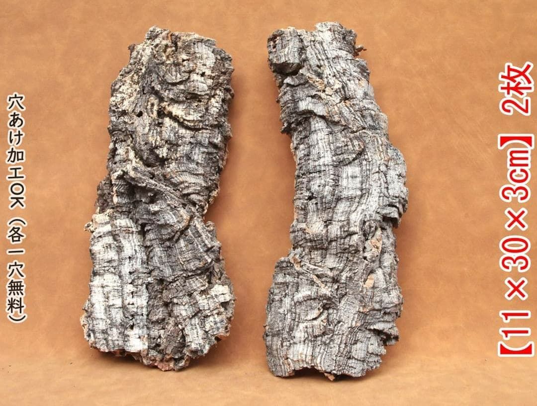 W419 ポルトガル産 厚め コルク樹皮 コルク板 バージンコルク 送料無料