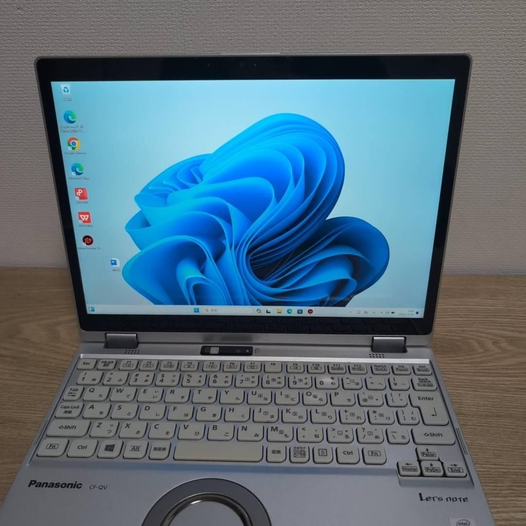 ✨即戦力⭐2in1PC レッツノート 10世代 i5 8G 256GB WPS オフィス2021