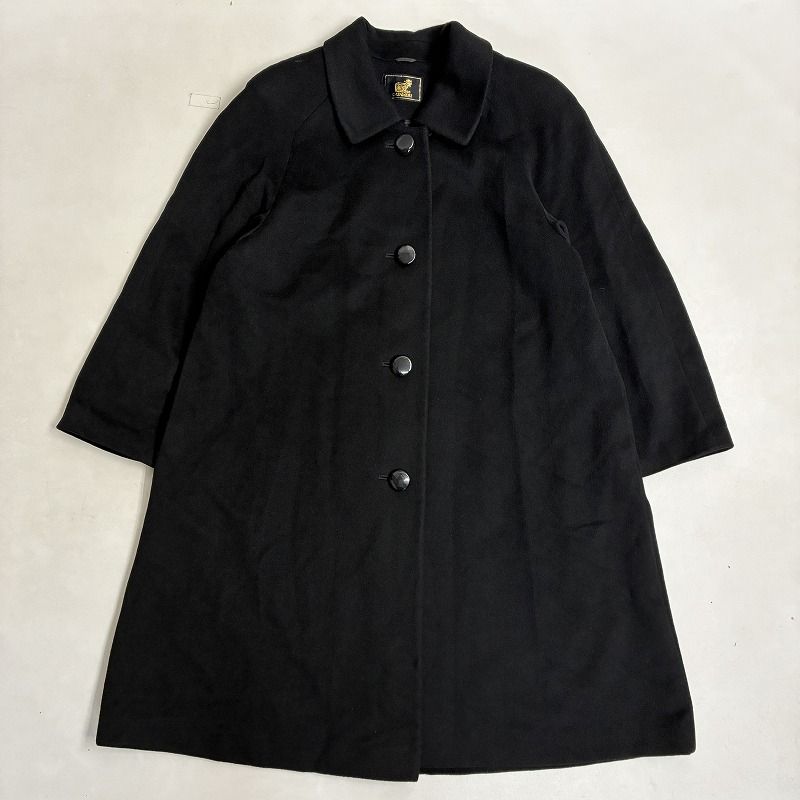 ◇ ステンカラーコート CASHMERE カシミヤ 100％ ロング丈 アウター