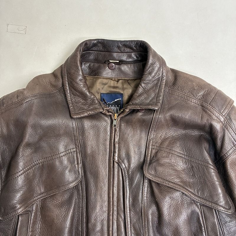 ◇ ROBERT COMSTOCK ロバート コムストック レザージャケット 本革 革