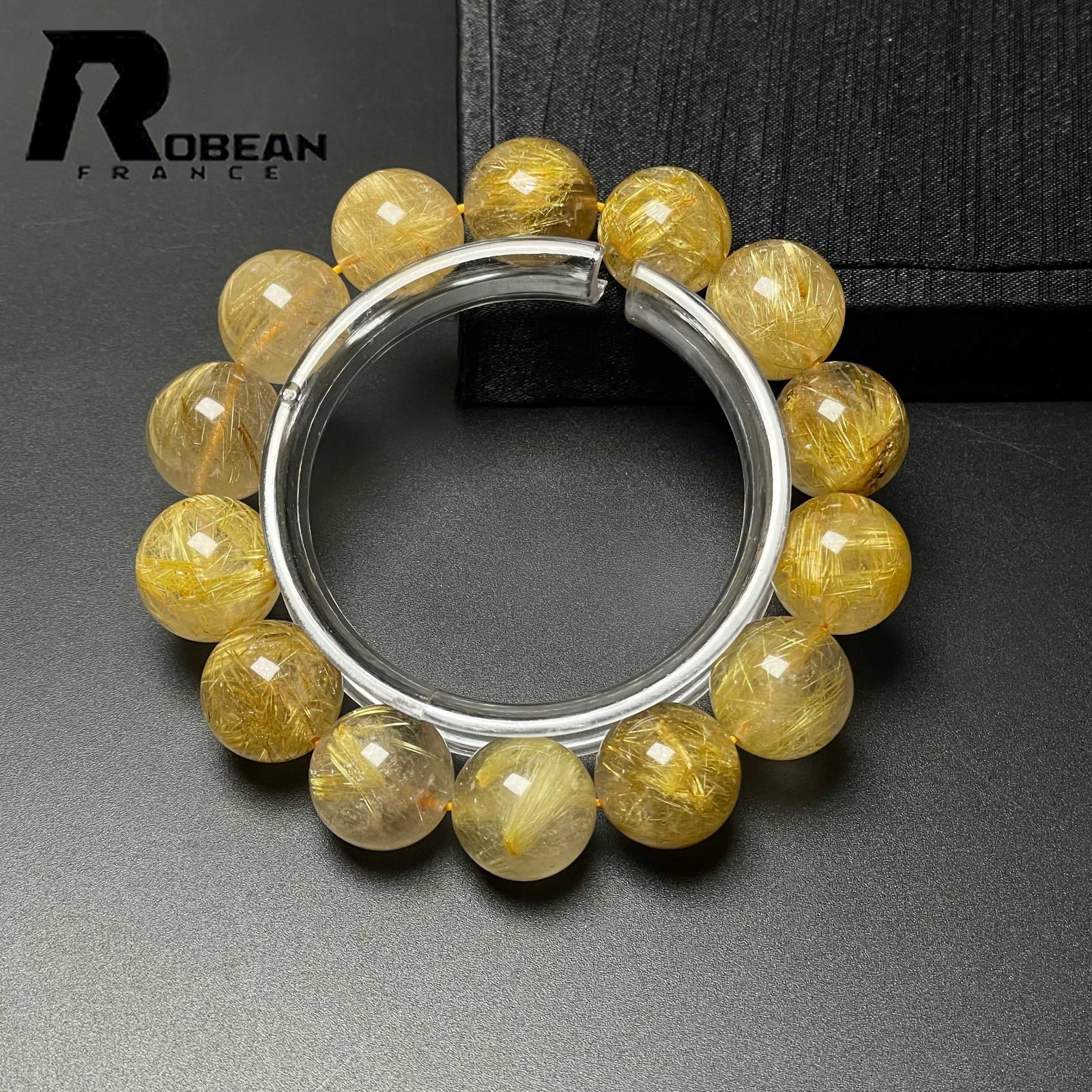 綺麗 EU製 定価25万円☆ROBEAN・極!極満針ルチルクォーツ