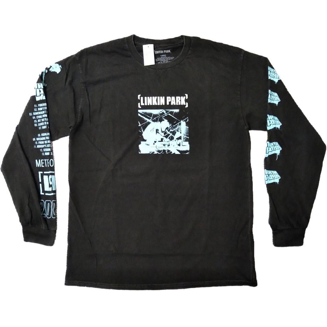 リンキンパーク ヴィンテージ加工長袖Tシャツ L ロックT バンドT ロンT *