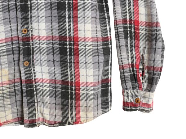 80s ☆ ビッグマック チェック ヘビー フランネル シャツ メンズ M