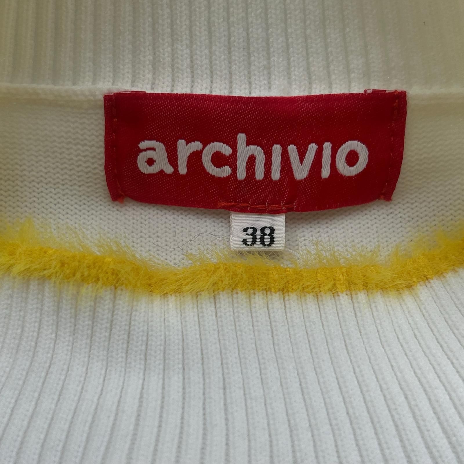 ARCHIVIO レディースセーター 38 ホワイト ARCHIVIO レディースセーター 38 ホワイト アルチビオ レディース