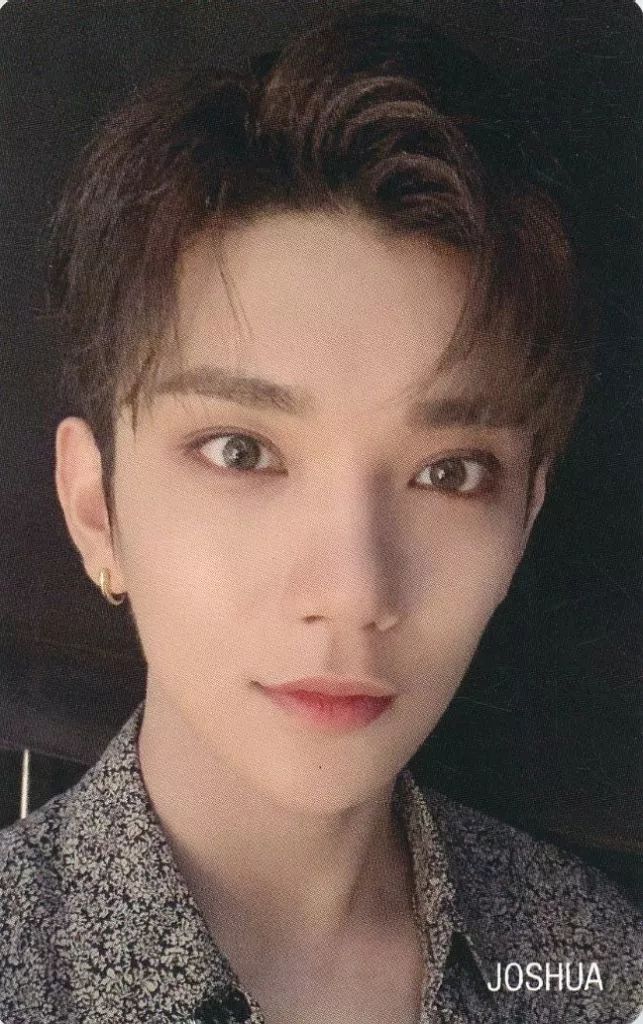 中古】コレクションカード(男性) SEVENTEEN/JOSHUA(ジョシュア)/顔