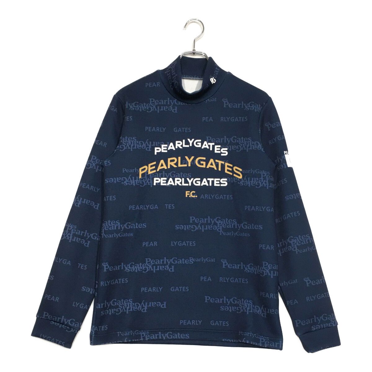 メンズ パーリーゲイツ PEARLY GATES 長袖シャツ 5(L) ネイビー 総柄