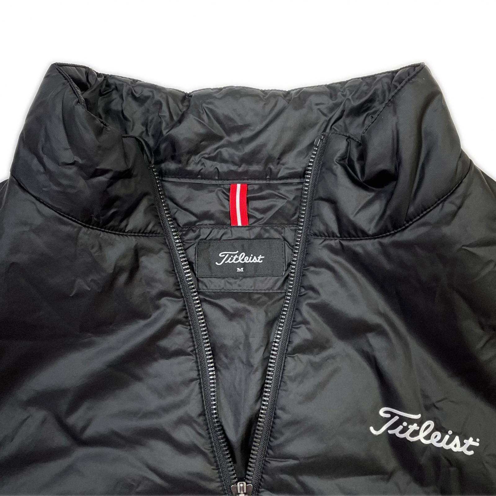中古 メンズ タイトリスト Titleist フルジップアウター M 黒 ブラック