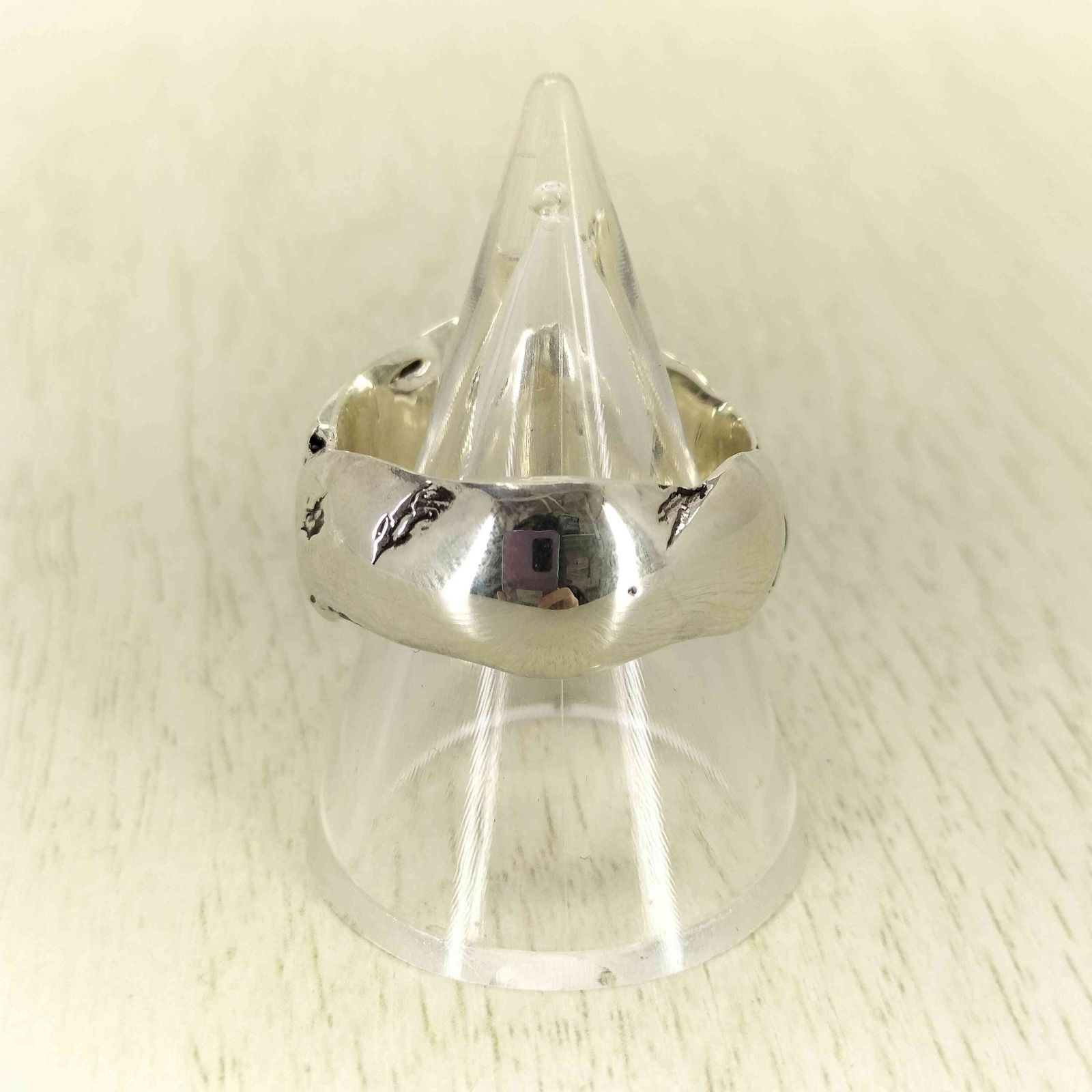 ケイシゲナガ KEI SHIGENAGA KYO 925刻印 デザインリング メンズ 23号