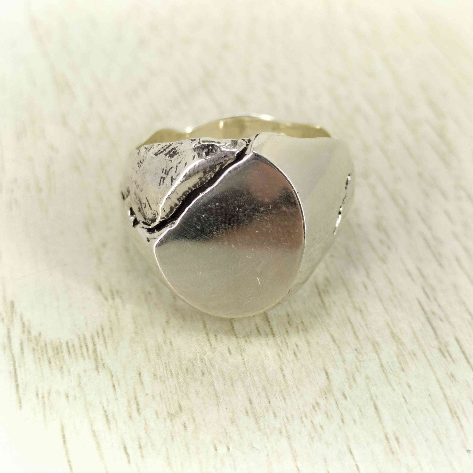 ケイシゲナガ KEI SHIGENAGA KYO 925刻印 デザインリング メンズ 23号