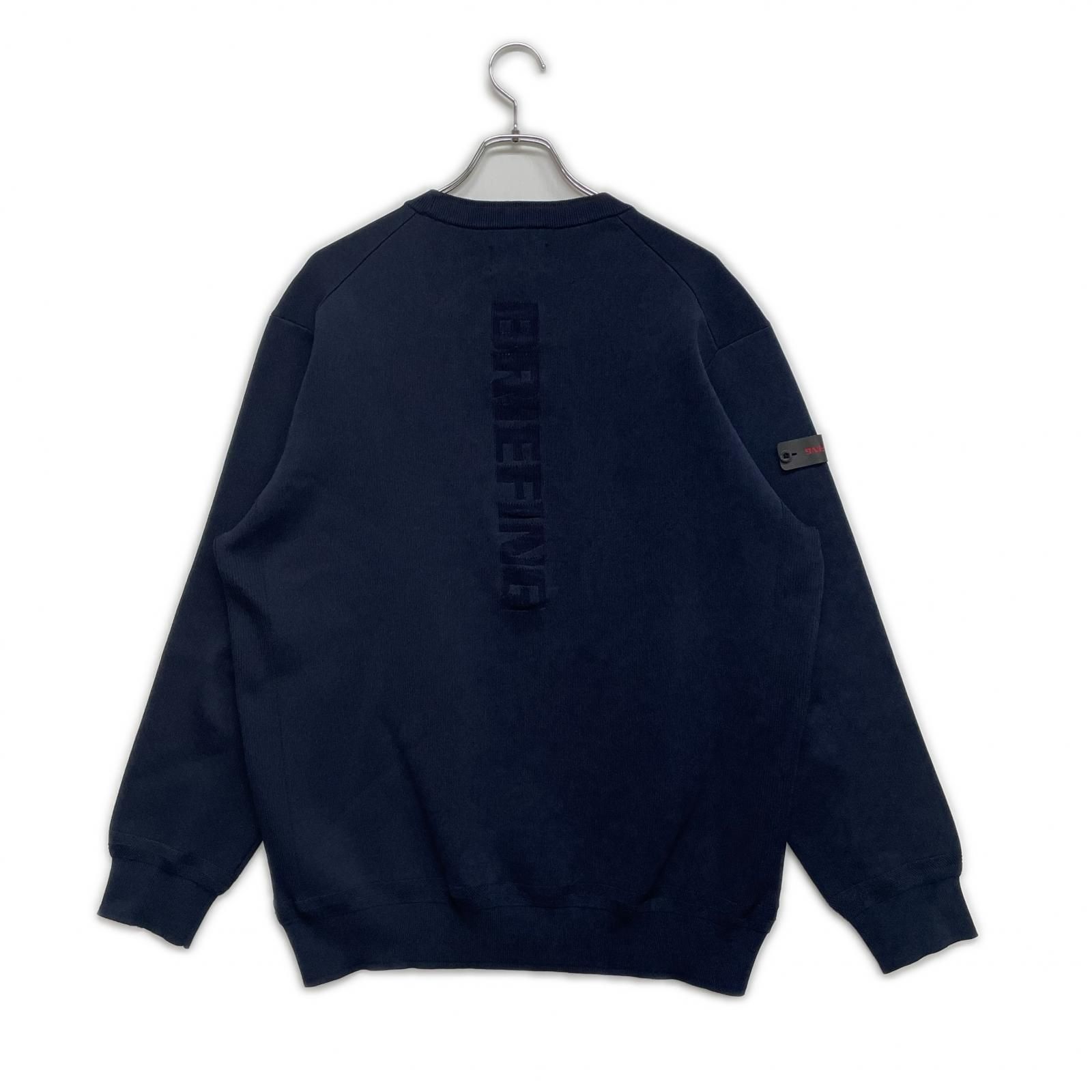 タ*カ様 BRIEFING ネイビー クルーネックセーター BRIEFING GOLF ブリーフィング WR クルーネック セーター : GDOゴルフ