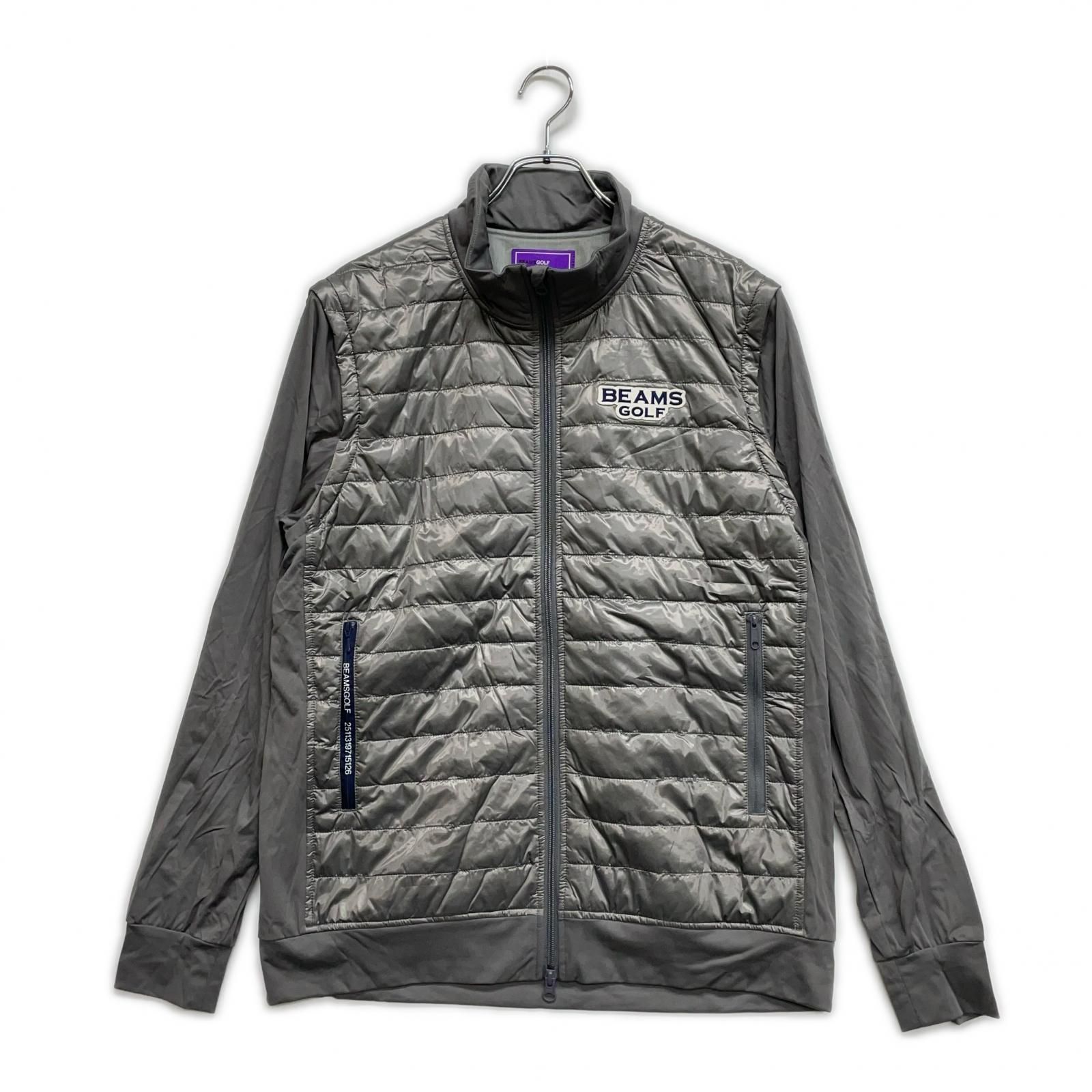 中古 メンズ ビームスゴルフ BEAMSGOLF フルジップアウター XL グレー