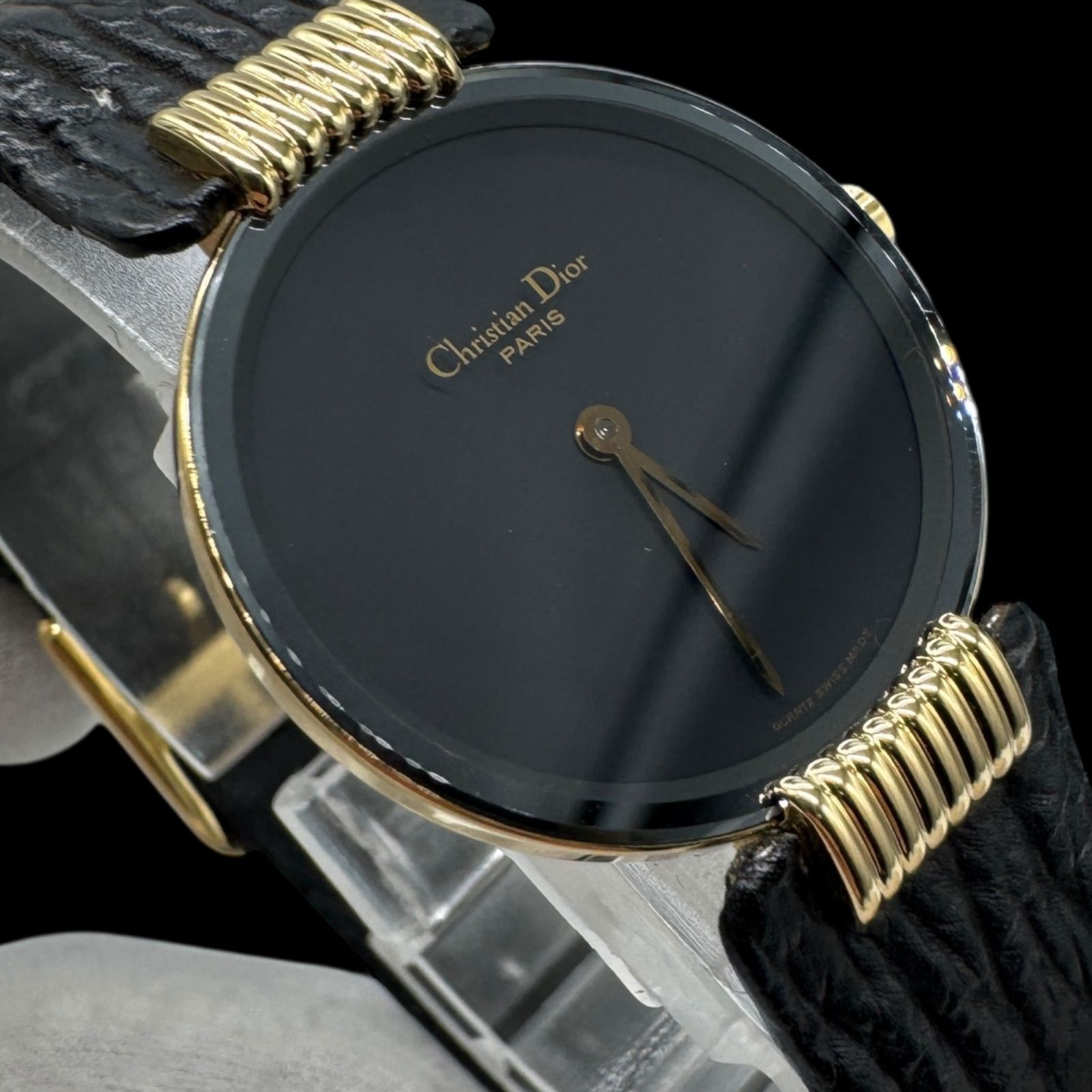 稼働 美品 Christian Dior クリスチャンディオール バギラ クォーツ QZ