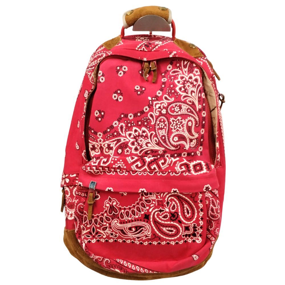 VISVIM ビズビム ICT BANDANA 22L バンダナ柄 バックパック レッド 22L