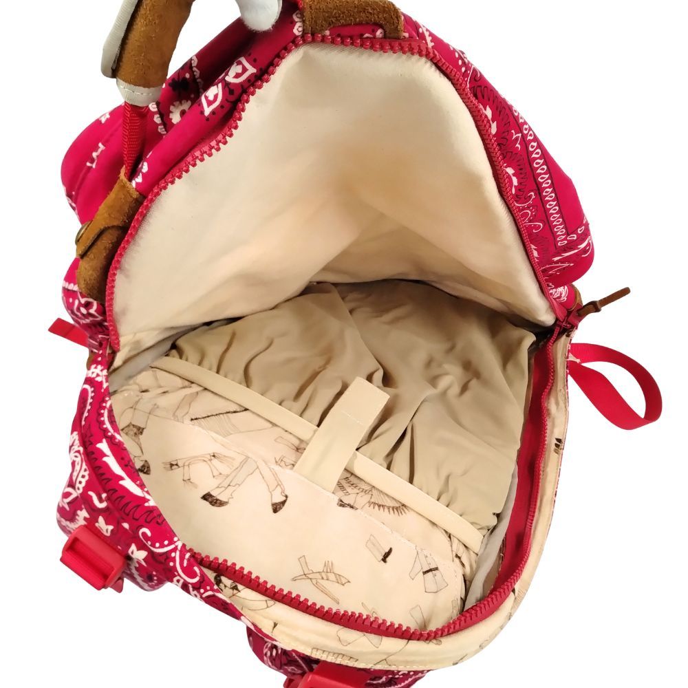 VISVIM ビズビム ICT BANDANA 22L バンダナ柄 バックパック レッド 22L